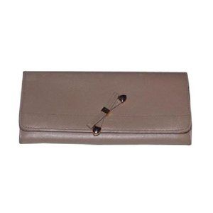 Prada Nude Pale Pink Leather Xl Bi-Fold